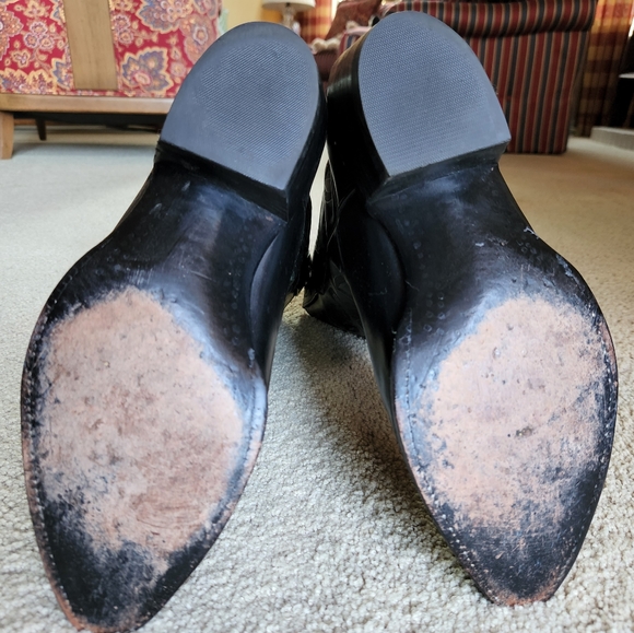 Handcrafted Lucchese Men's Black Western Boots Size8.5 - Picture 6 of 13